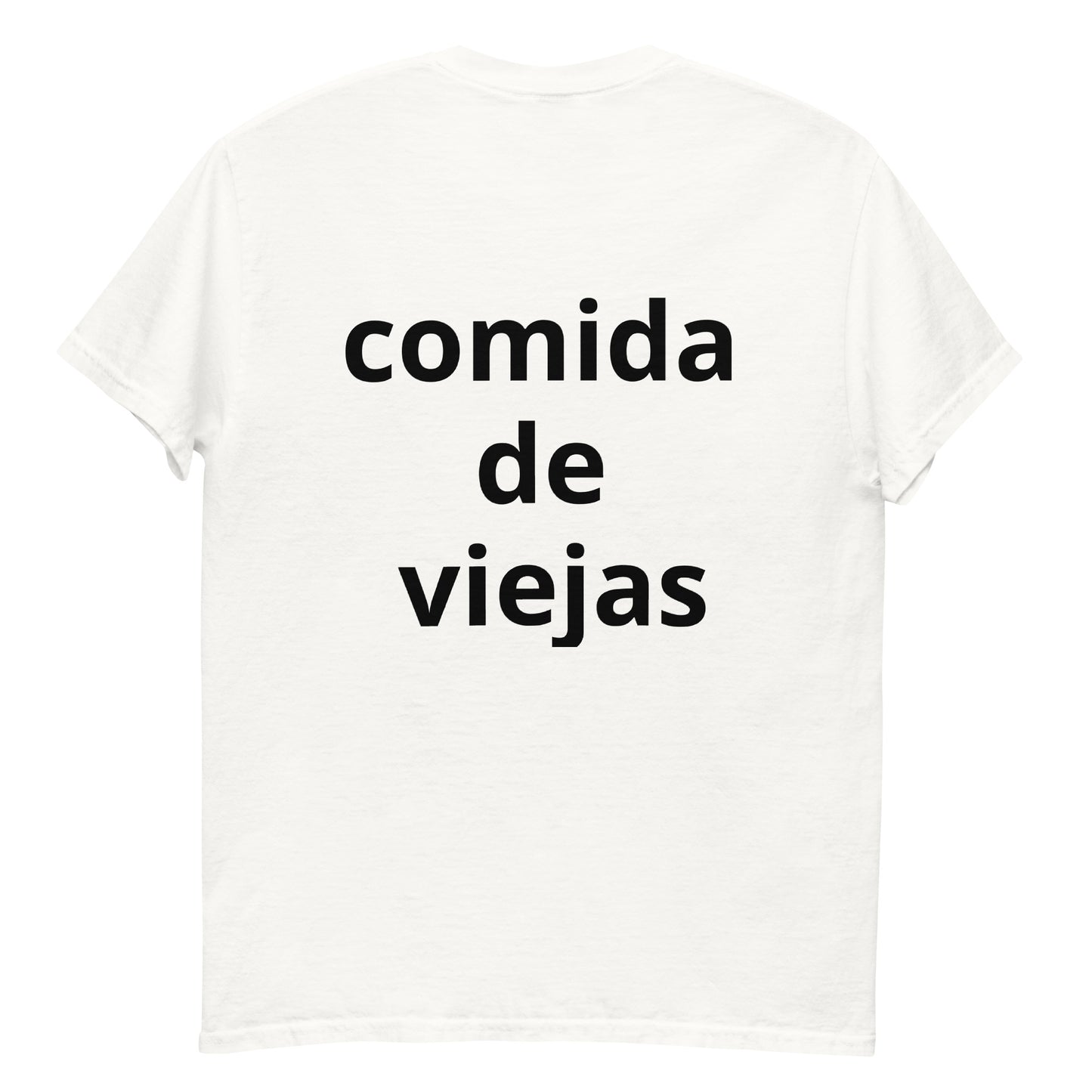 Camisetas lentejas simple blanca unisex