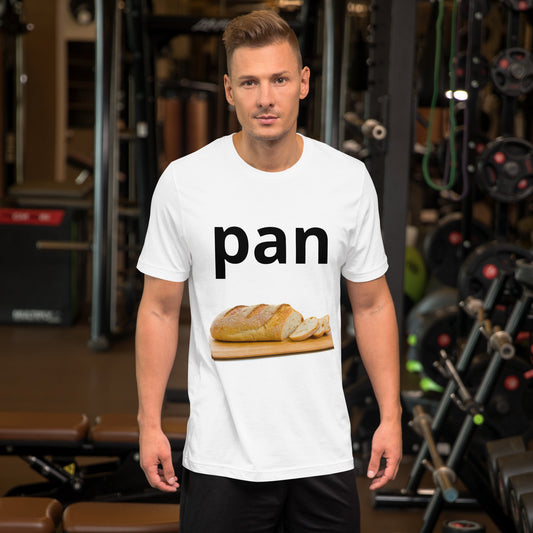 CAMISETA PAN SIMPLE BLANCA UNISEX